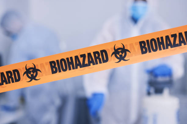 Professional Infectious Disease Decontamination technician working in Ravenna, MI